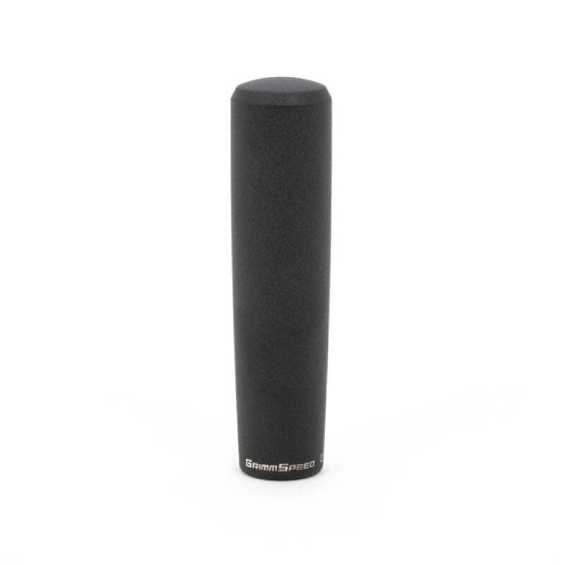 GrimmSpeed Tallboy Shift Knob Aluminum Black - M12x1.25 - Burkken Auto Parts