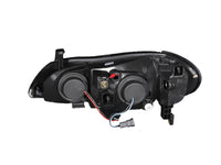 ANZO 2000-2004 Infiniti I30 Projector Headlights w/ Halo Black - Burkken Auto Parts