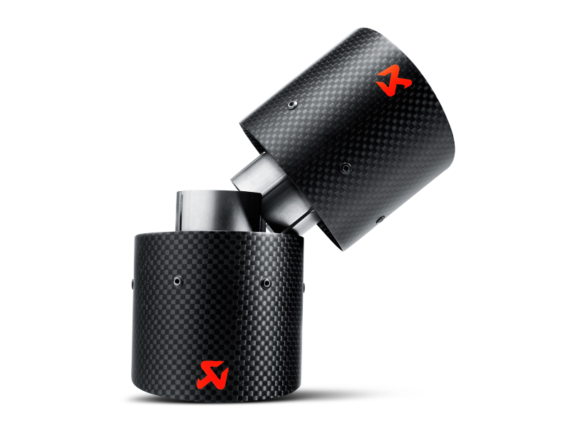 Akrapovic 07-14 MINI Cooper S (R56) / Cooper S Cabrio (R57) Tail Pipe Set (Carbon) - Burkken Auto Parts