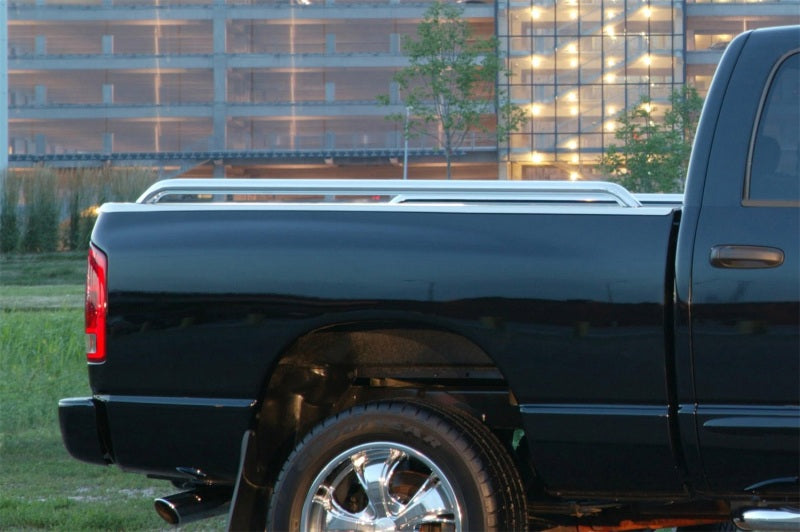 Deezee 14-23 Chevrolet Silverado Side Rail Stainless Steel 6 1/2Ft Bed - Burkken Auto Parts