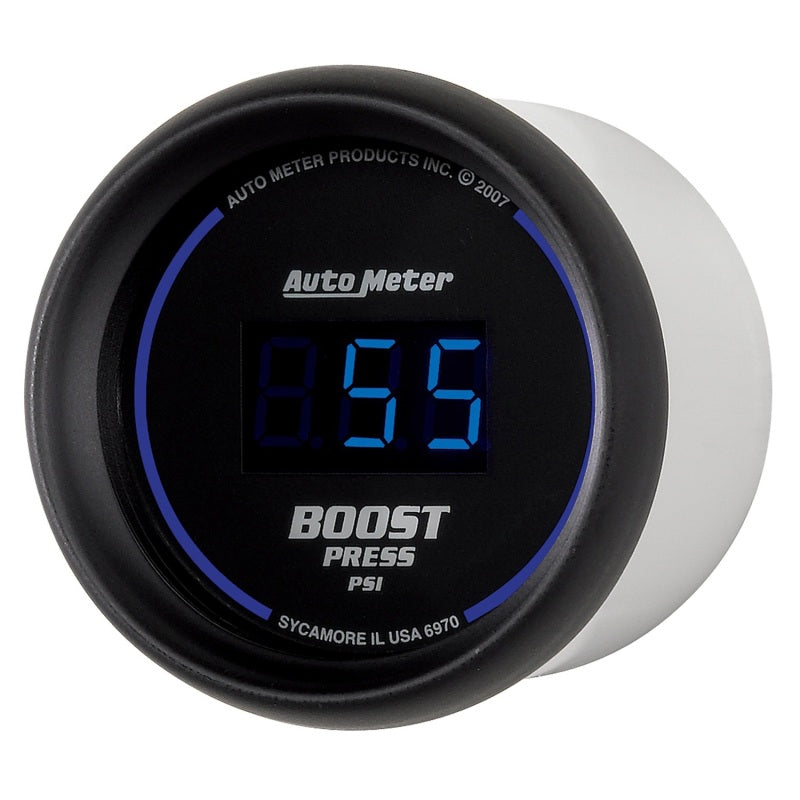 Autometer Cobalt Digital 52mm Digital 5-60 PSI Boost Gauge - Burkken Auto Parts