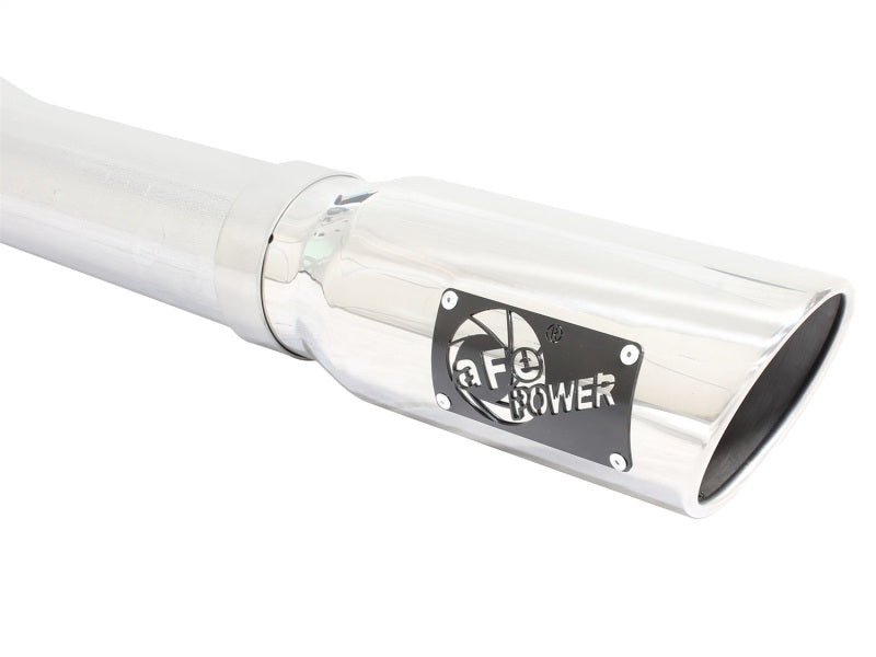 aFe MACHForce XP SS Exhaust 3in to 3.5in Cat-Back w/ Polished Tip 15 Ford F-150 EcoBoost V6 2.7/3.5L - Burkken Auto Parts