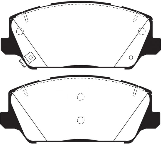 EBC 2017+ Kia Cadenza 3.3L Greenstuff Front Brake Pads - Burkken Auto Parts