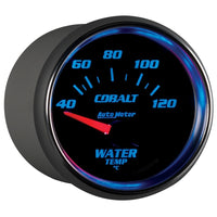 Autometer Cobalt 52mm Short Sweep Electronic 40-120 Deg C Water Temprature Gauge - Burkken Auto Parts