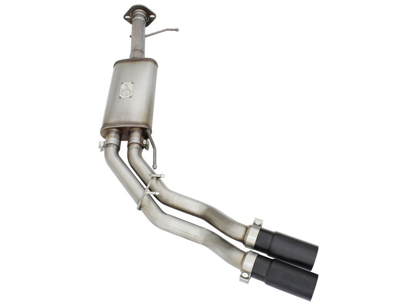 aFe Rebel Series Exhaust SS Front Side Exit CB w/ Black Tips 10-14 Ford F150 Ecoboost V8 6.2L - Burkken Auto Parts