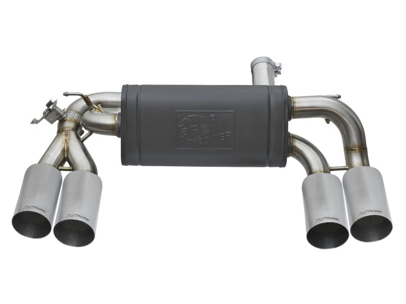 aFe MACHForce XP 3in - 2 1/2in Axle Back 304SS Exhaust w/ Polished Tips 16-17 BMW M2 (f87) - Burkken Auto Parts