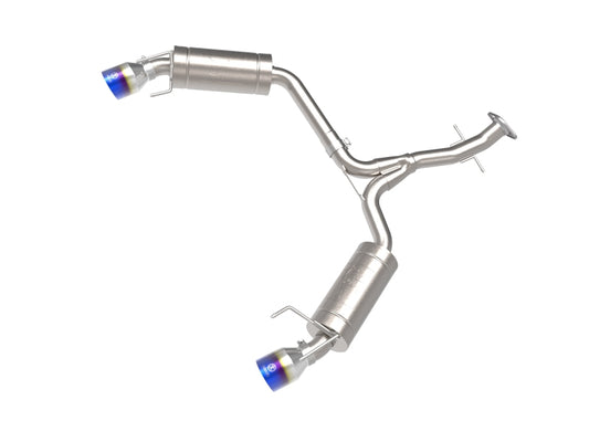 aFe POWER Takeda 06-13 Lexus IS250/IS350 SS Axle-Back Exhaust w/ Blue Flame Tips - Burkken Auto Parts