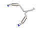 aFe POWER Takeda 06-13 Lexus IS250/IS350 SS Axle-Back Exhaust w/ Blue Flame Tips - Burkken Auto Parts