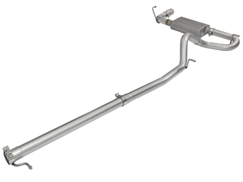 aFe Scorpion 2-1/2in Aluminized Steel Cat Back Exhaust 07-17 Jeep Wrangler V6-3.6/3.8L (4 Dr) - Burkken Auto Parts