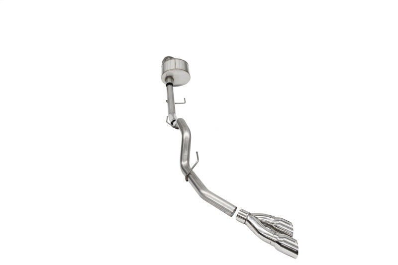Corsa 2021-2025 Ford F-150 Regular Cab/6.5in Bed 5.0L V8 Xtreme Cat-Back Single Side Exit-Polished - Burkken Auto Parts