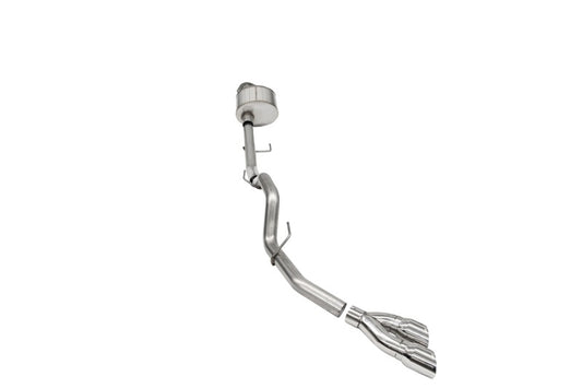 Corsa 2021-2025 Ford F-150 Regular Cab/6.5in Bed 5.0L V8 Xtreme Cat-Back Single Side Exit-Polished - Burkken Auto Parts