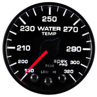 Autometer Spek-Pro - Nascar 2-1/16in Water Temp 180- 320F Bfb Ecu - Burkken Auto Parts