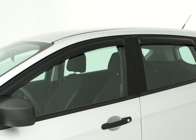 AVS 18-21 Hyundai Accent Ventvisor Outside Mount Deflectors 4pc - Smoke - Burkken Auto Parts