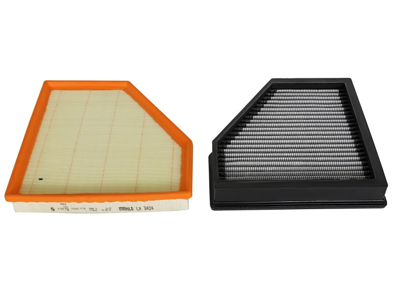 aFe MagnumFLOW Pro DRY S OE Replacement Filter 2016 BMW 340i (F30) L6-3.0L (t) (B58) - Burkken Auto Parts