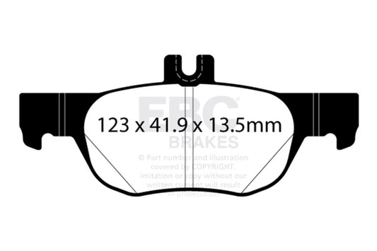 EBC 2019+ Mazda 3 (BP) 2.5L Redstuff Rear Brake Pads