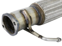 aFe Power Twisted Steel SS304 Downpipe 2.5in w/Cat 17-18 Hyundai Elantra L4-1.6L (t) - Burkken Auto Parts