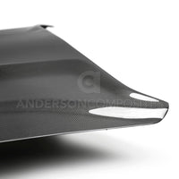 Anderson Composites 2018 Ford Mustang Type-GR Double Sided Carbon Fiber Hood - Burkken Auto Parts