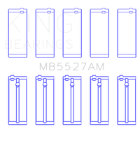King Engine Bearings Toyota 4A-Fe/5A-Fe/7A-Fe (Size +1.0mm) Main Bearing Set - Burkken Auto Parts