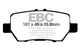 EBC 05-08 Acura RL 3.5 Redstuff Rear Brake Pads - Burkken Auto Parts