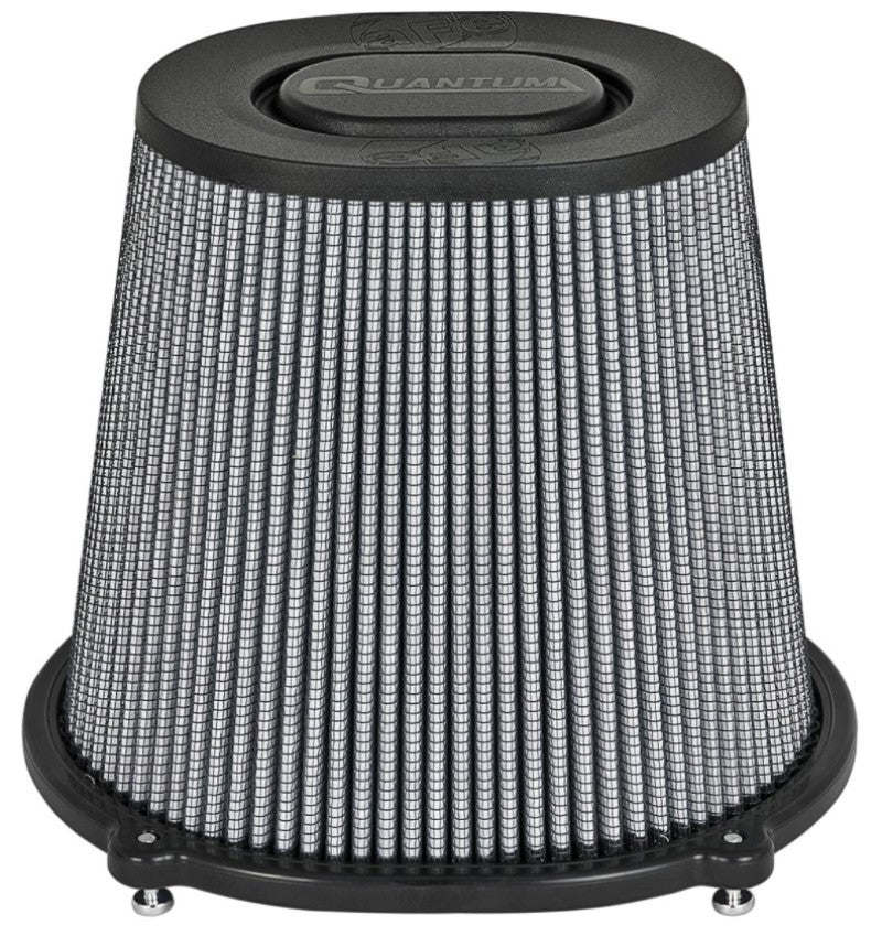 aFe Quantum Intake Pro DRY S Universal Air Filter F-5in. / B-(10x8.75) / T-(6.75x0.5) / H-8in. - Burkken Auto Parts