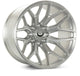 Vossen VFX-03 22x12 - 6x139.7 - ET44 - Ultra Deep - 78.1 - Brushed Gloss Clear Wheel
