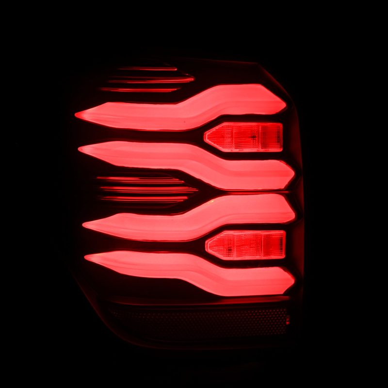 AlphaRex 10-21 Toyota 4Runner LUXX LED Taillights Blk/Red w/Activ Light/Seq Signal - Burkken Auto Parts