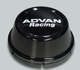Advan 73mm High Centercap - Black - Burkken Auto Parts