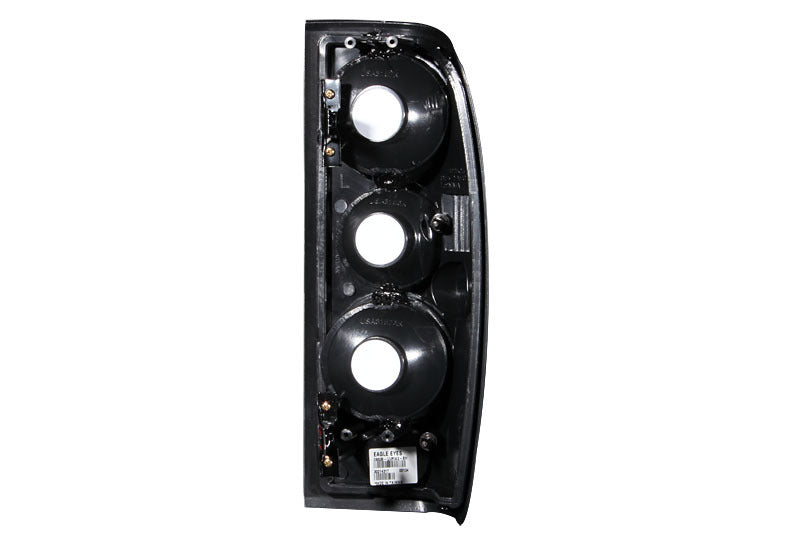 ANZO 1998-2004 Nissan Frontier Taillights Black - Burkken Auto Parts