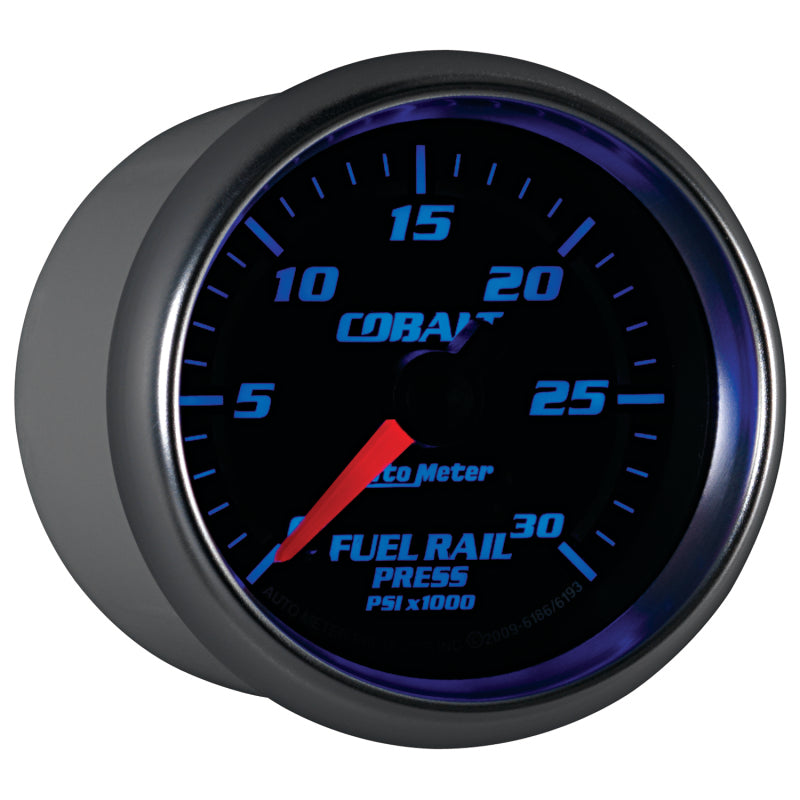 Autometer Cobalt 52mm 0-30,000 PSI F/S Electronic Diesel Fuel Rail Pressure Gauge (Cummins 5.9L) - Burkken Auto Parts
