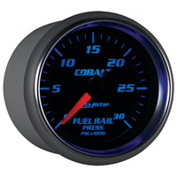 Autometer Cobalt 52mm 0-30,000 PSI F/S Electronic Diesel Fuel Rail Pressure Gauge (Cummins 5.9L) - Burkken Auto Parts