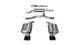 Corsa 11-14 Dodge Charger SXT 2.5in Sport Cat-Back Dual Rear Exit w/ Twin 3.0in Black Tips - Burkken Auto Parts
