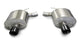 Corsa 2009-2014 Cadillac CTS Sedan V 6.2L V8 Black Sport Axle-Back Exhaust - Burkken Auto Parts