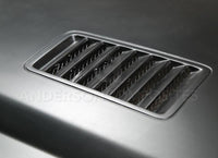Anderson Composites 2015-2017 Ford Mustang (Excl. GT350/GT350R) Super Snake Style Hood Fiberglass - Burkken Auto Parts