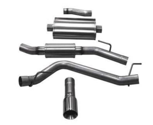 Corsa 2020-2025 Jeep Gladiator JT 3.0in Cat-Back Single Touring Side Exit w/ 4.0in Polished Tip