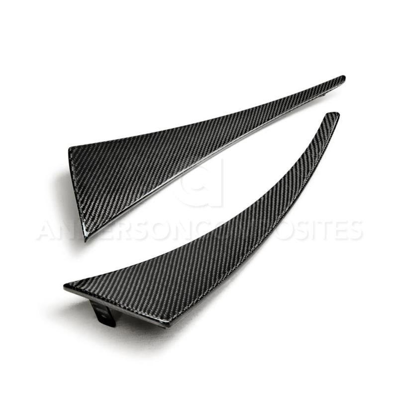 Anderson Composites 14+ Chevrolet Corvette C7 Stingray/Z06 Rear Mud Flaps - Burkken Auto Parts