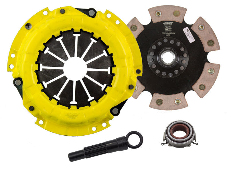 ACT 1991 Geo Prizm Sport/Race Rigid 6 Pad Clutch Kit - Burkken Auto Parts