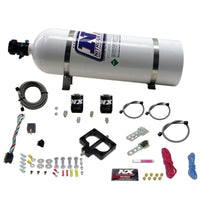 Nitrous Express Dodge TBI (Magnum) Nitrous Plate Kit (Magnum Engine) w/15lb Bottle - Burkken Auto Parts