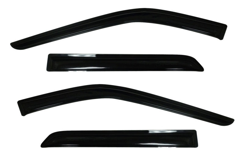 AVS 11-18 Ford Explorer Ventvisor Outside Mount Window Deflectors 4pc - Smoke - Burkken Auto Parts