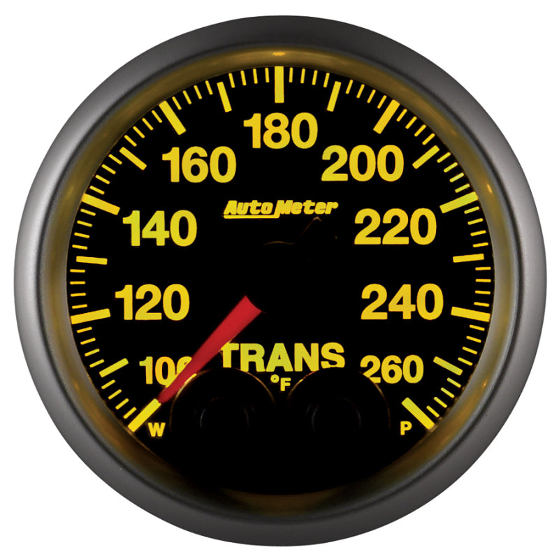 Autometer Elite 52mm 100-260 Degress F Trans Temperature Peak and Warn Gauge w/ Electonic Control - Burkken Auto Parts