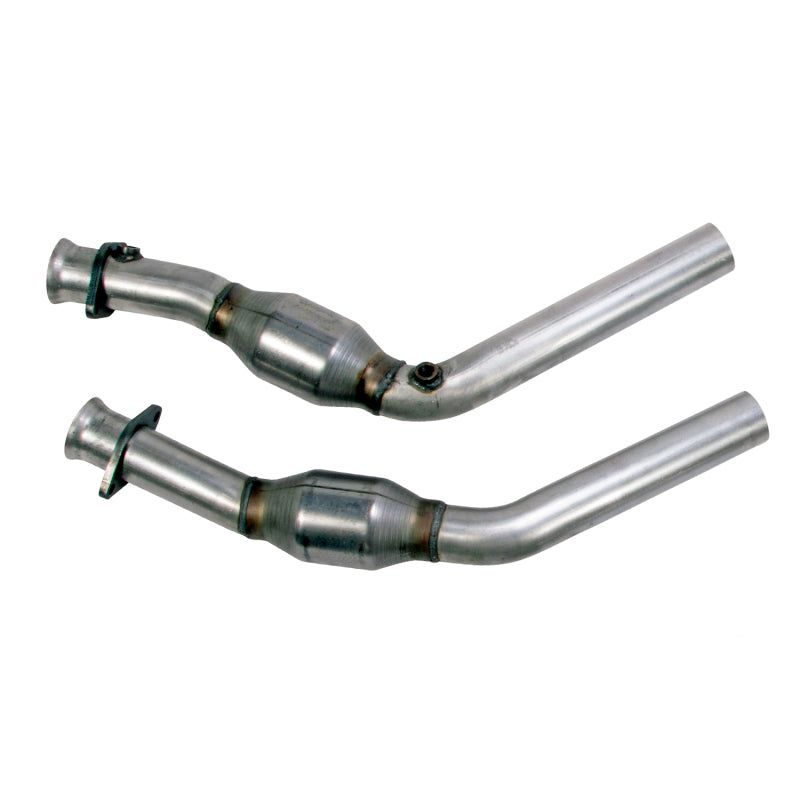 BBK 11-14 Mustang 3.7 V6 High Flow X Pipe With Catalytic Converters - 2-1/2 - Burkken Auto Parts