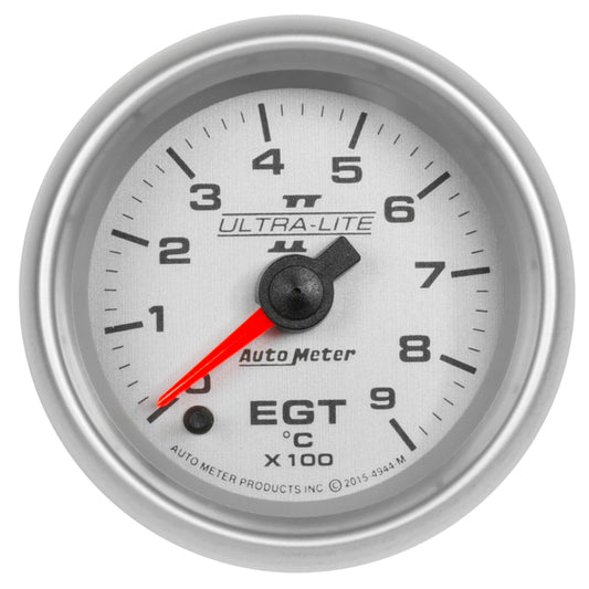 Autometer Ultra-Lite II Gauge Pyrometer (Egt) 2 1/16in 900c Digital Stepper Motor Ultra-Lite II - Burkken Auto Parts