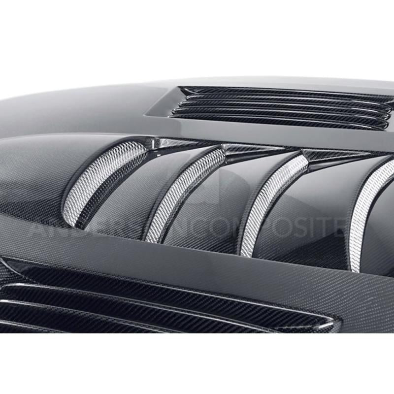 Anderson Composites 10-14 Ford Mustang/Shelby GT500 and 2013-2014 GT/V6 Type-SS Hood - Burkken Auto Parts