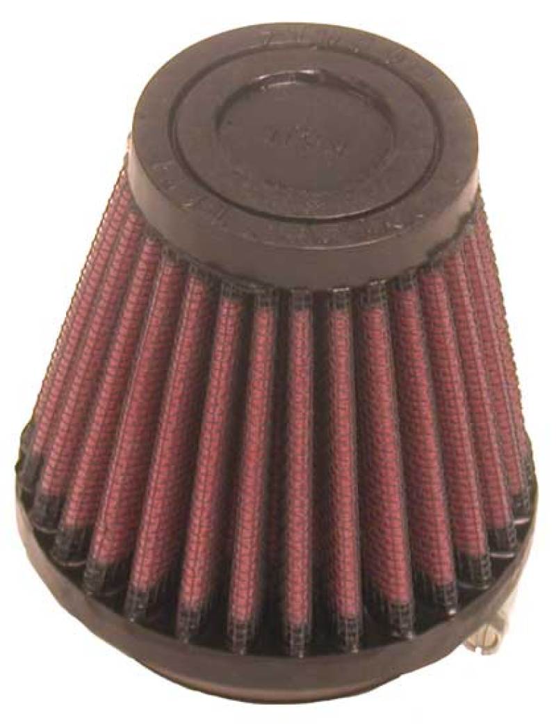 K&N Filter Universal Rubber Filter 2 inch Flange 3 1/8 inch Base, 2 inch Top, 3 inch Height - Burkken Auto Parts