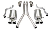 Corsa 2004-2008 Cadillac XLR 4.6L Polished Sport Cat-Back Exhaust - Burkken Auto Parts