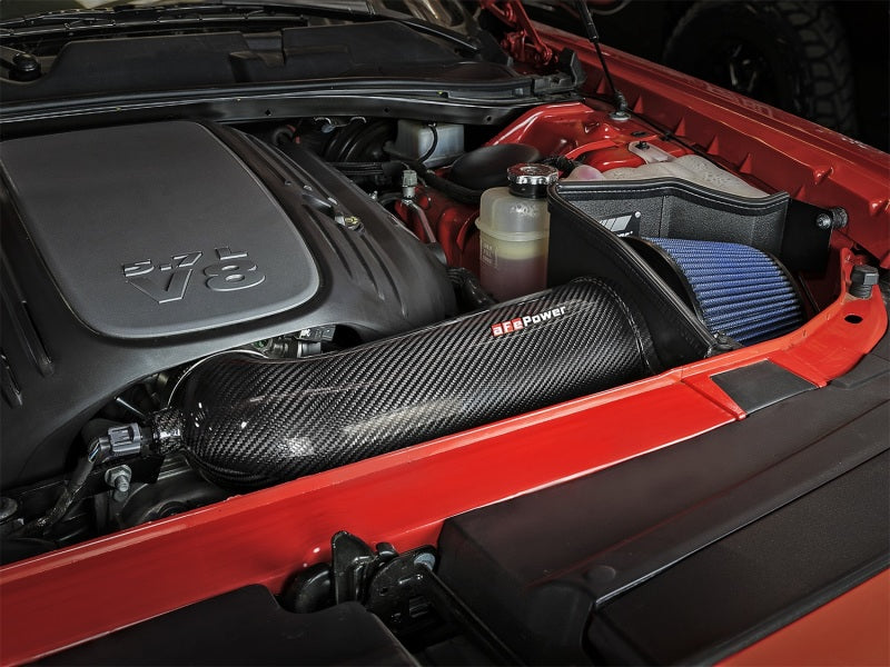 aFe MagnumFORCE Intakes Stage-2 P5R Carbon Fiber AIS 11-17 Dodge Challenger/Charger V8-5.7L Hemi - Burkken Auto Parts