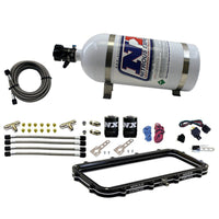 Nitrous Express Holley High Ram Plenum Nitrous Plate Kit w/10lb Bottle - Burkken Auto Parts