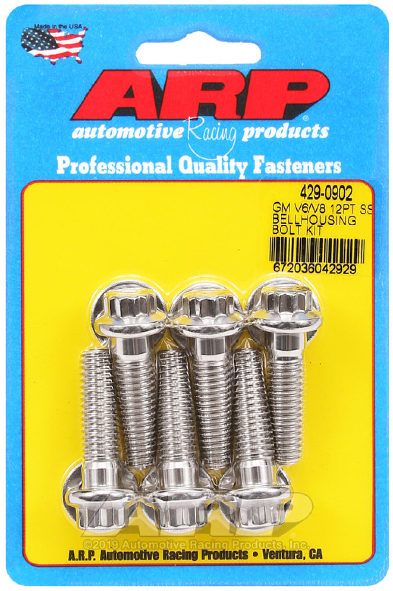 ARP GM V6/V8 SS 12pt Bellhousing Bolt Kit - Burkken Auto Parts