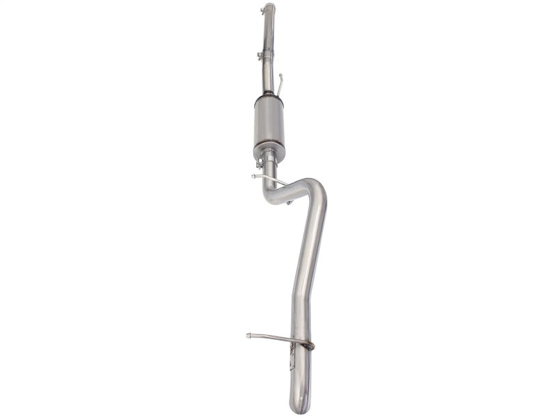 aFe MACHForce XP 2-1/2in SS-409 Cat-Back Exhausts w/ 18in Muffler 07-17 Jeep Wrangler V6-3.6L - Burkken Auto Parts
