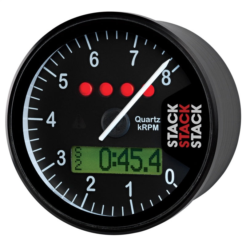 Autometer Stack Display Tachometer 0-8K RPM - Black - Burkken Auto Parts