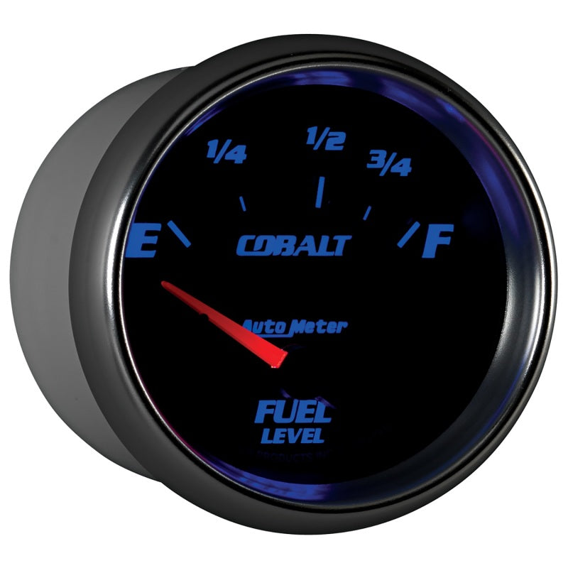 AutoMeter Gauge Fuel Level 2-5/8in. 73 Ohm(e) to 10 Ohm(f) Elec Cobalt - Burkken Auto Parts
